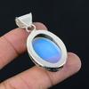925 Sterling Silver October Birth Natural Milky Opal Handcrafted Wife Pendant