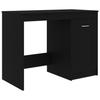 VidaXL Bureau Noir 140x50x76 cm Aggloméré