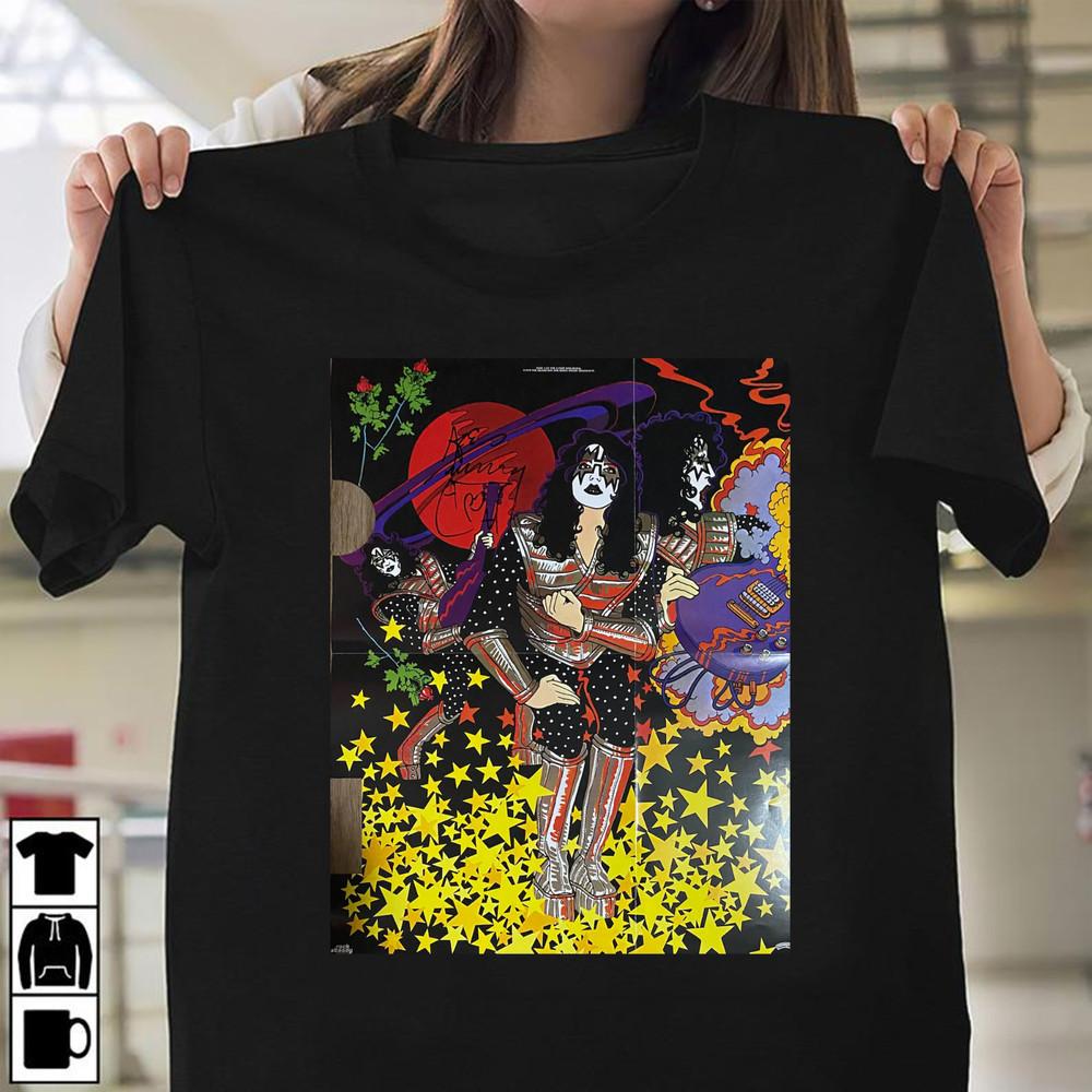 Ace Frehley t shirt Signed s-5xl Fans Classic Unisex T-Shirt M