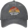 Non Preoccuparti Sii Cappy Cappello Capibara Cappellino da Baseball da Uomo Cappellino Vintage
