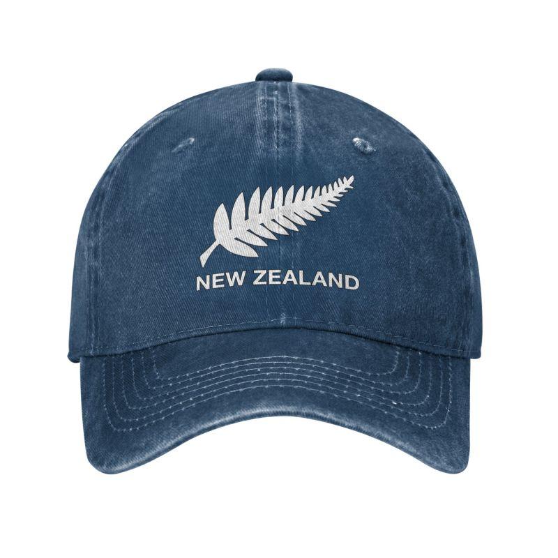 New Zealand All Blacks Unisex Baseball Cap Rugby Worldcup Sports Distressed Denim Washed Hats Cap Fashion Workouts Sun Cap