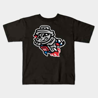 Boys Girls Soft Cotton Graphic Tees Rocket-City-Trash-Pandas Breathable Daily School Wear Kids T-Shirts