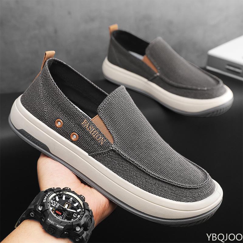 Spring 2025 New Men's Fashionable versatile Shoes Cloth  Comfortable Breathable  Leisure Lightweight Walking