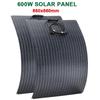 300W 600W Solar Panel Kit 18V Flexible Monocrystalline Solar Cell Power Charger for Outdoor Camping Yacht Motorhome Car RV Boat