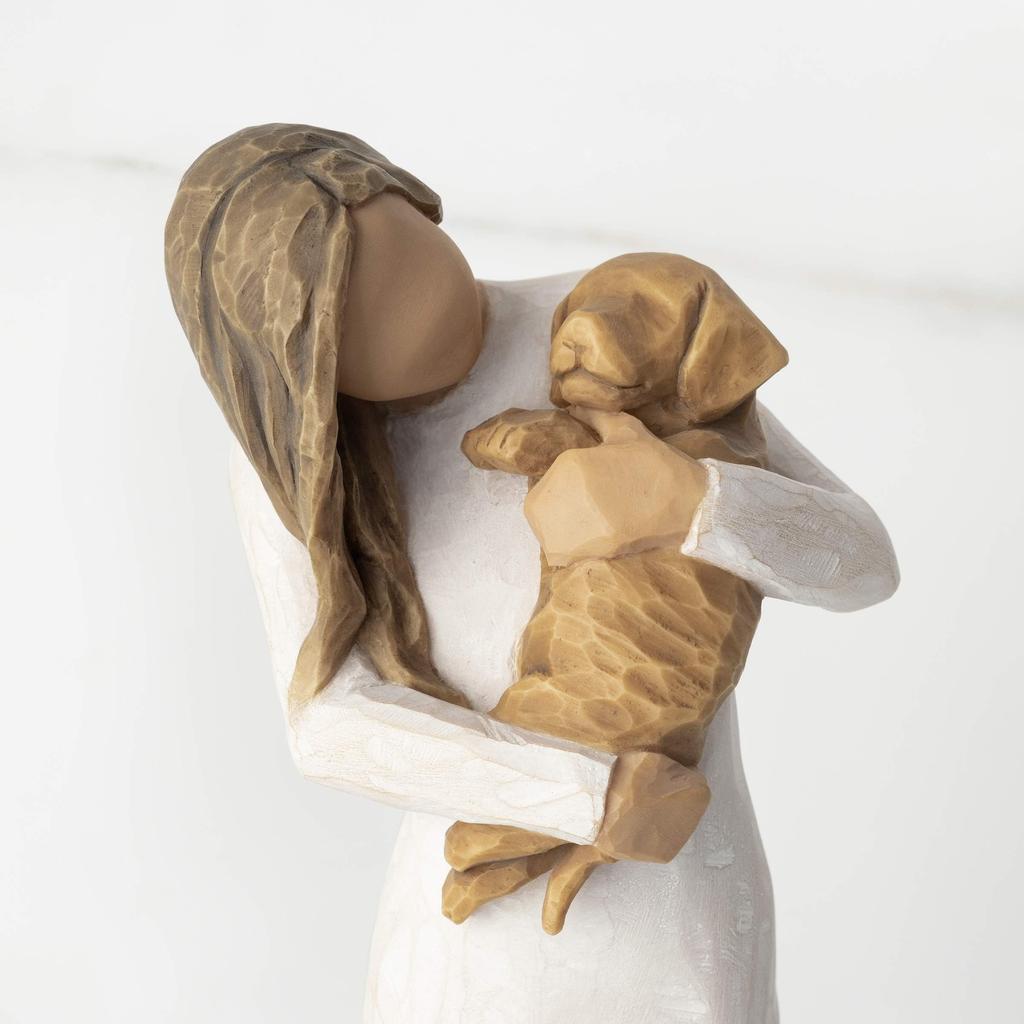 Willow Tree Adorable You (Golden Dog) Hand-Painted Figurine