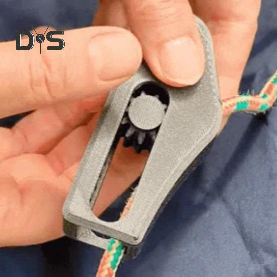 1/2Pcs One-piece Rope Tensioner Heavy Duty 3D Printed Outdoor Hiking Backpacking Camping Tent Guyline Cord Adjuster Wind Rope Buckle
