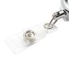1pc Clip Anti-Lost Clip Metal ID Name Card Retractable Key Ring Badge Holder Lanyards
