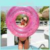 New Transparent Glitter Inflatable Swim Ring Adult Armpit Ring Children Lifebuoy