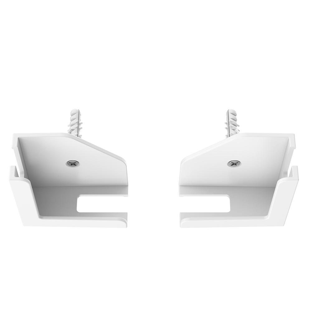 

2 Комплекта Универсальное Настенное Крепление, Фиксируемое Клеем Или Винтом, Настенное Крепление для Телефона, Подвесной Кронштейн, Док-станция для Планшета/Мобильного Телефона/Роутера белый