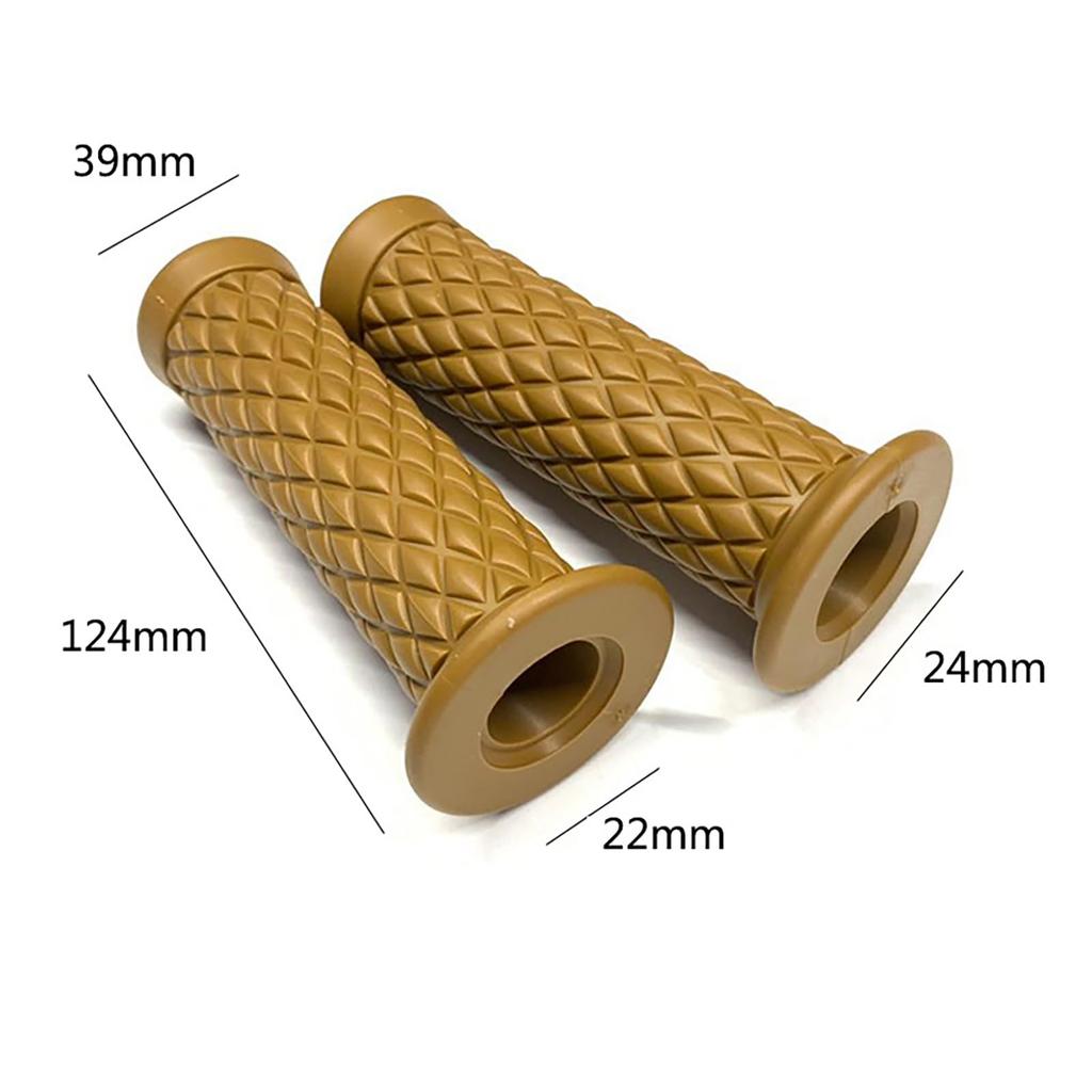 Motorcycle Handlebar Grips, Handle Grips, Rebl 250, 500, Left and Right Set, Fits Honda