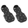 Lawn Aerator Shoes Plastic Zinc Alloy Buckles Lawn Spiked Shoes Yard Accessories with Adjustable Straps Black