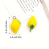 10Pcs Mix Random Lot Resin Cute Fruit Apple Lemon Charms Strawberry Grape Pendants For Jewelry Making Diy Necklace Bracelet