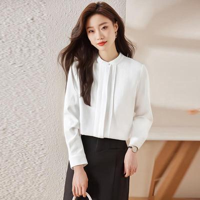 Women's New Chinese Style Stand Collar Long Sleeve Shirt