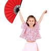 Plastic Bone Dance Performance Fan 34cm Hand Folding Stage Fan  Wedding Party Decor