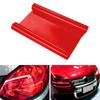 Vermelho Luz de Carro Farol Lanterna Traseira Tonalidade Vinil Filme Adesivo Folha Luz de Nevoeiro Lanterna Traseira Película Fumê Fosca 60/150cmx30CM