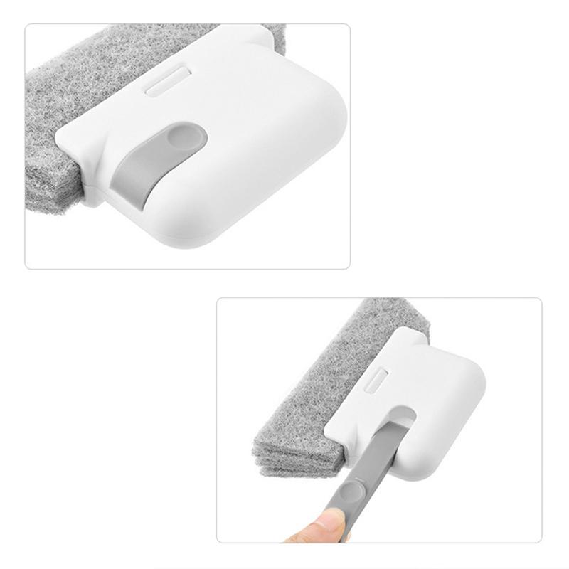 Perie de curățare a șanțurilor ferestrei, perie portabilă pentru uși, tastatură, bucătărie, podea, Gap, instrumente de curățare a uzului casnic