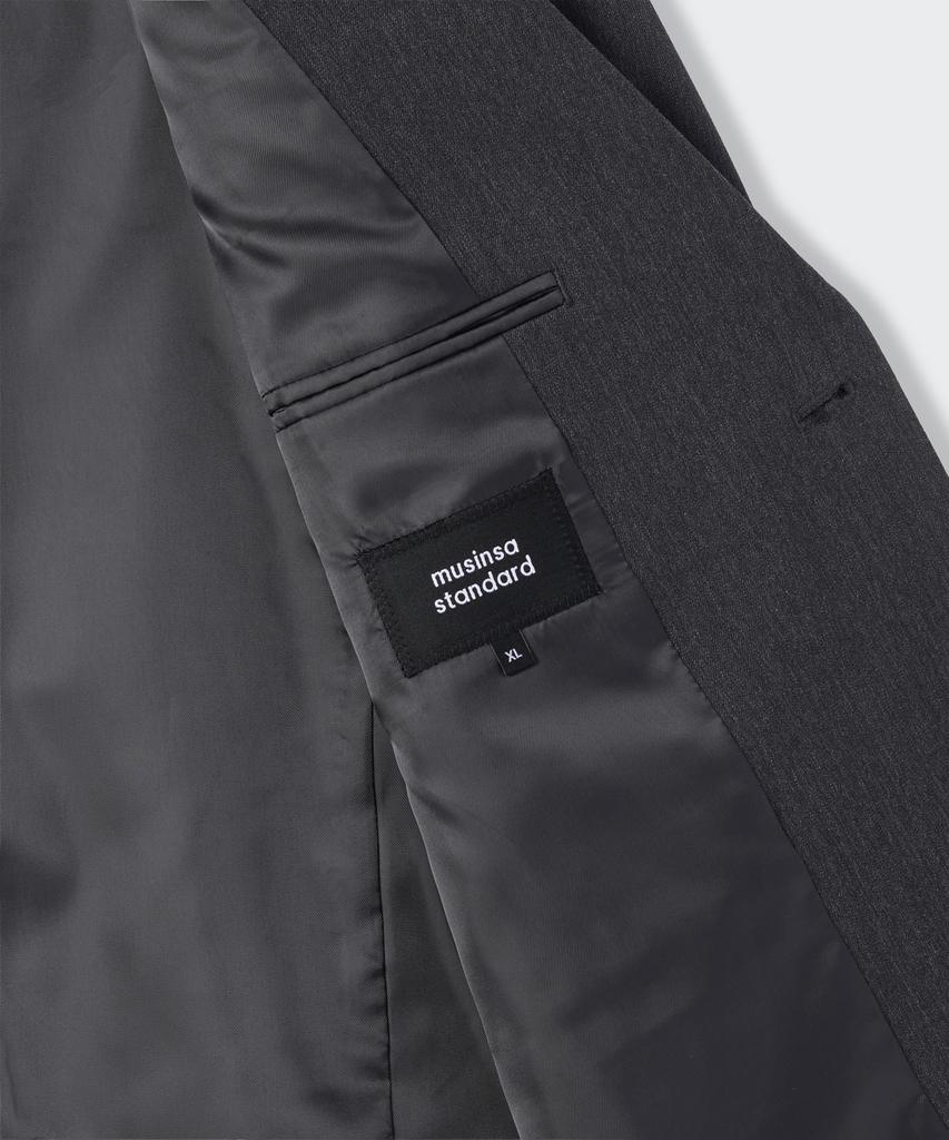 Musinsa Standard Basic Blazer [Medium Grey]