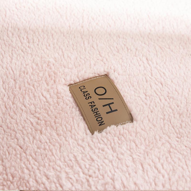 Lamb's Wool Sofa Cushion Winter Thickened Plush Winter Non-slip Sitting Cushion Simple Modern Sofa Cover Cover Cloth Towel