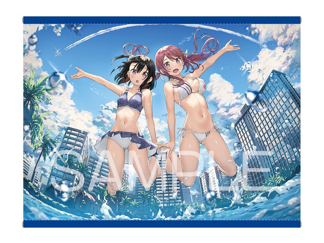 

[USED] Kantoku Girl Landscape Art Collection: Path of Light Paid Bonus B2W Suede Tapestry