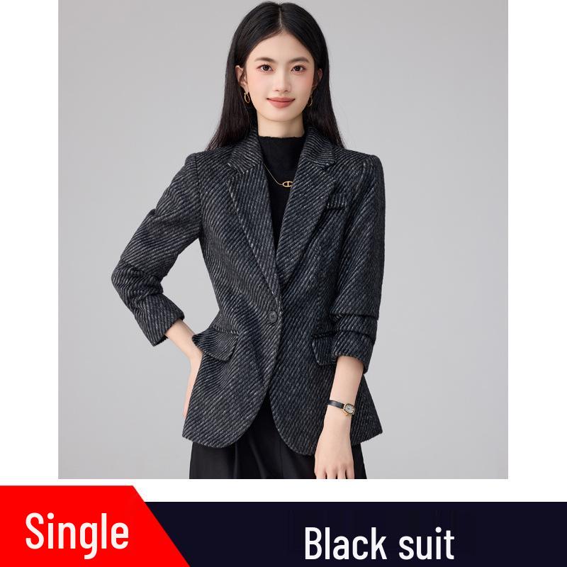 

Women s High-End Woolen Suit Coat - 2025 Autumn/Winter Collection S