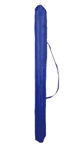 Captain Stag BBQ Beach Parasol with UV Protection, 240cm Wing, Blue, M-1601