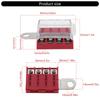 4 Circuit Fuses Box Set with Waterproof Cover Corrosions Resistant Fuses Block Electrical Part for Car Truck & Marine Use