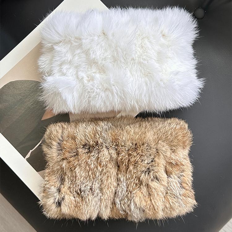 Korean Mao Mao Neck Cover Women Wear Rabbit Fur Scarf Headband In Autumn and Winter, Plush Fur Headscarf, Headband, Headgear