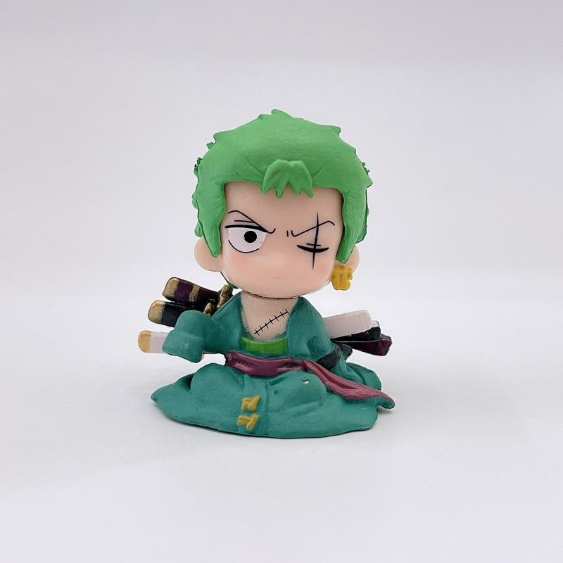 One Piece Anime Character Luffy Boys and Girls Bedroom Decorative Toy Kawaii Pvc Material Creative Model Doll Cartoon Gift