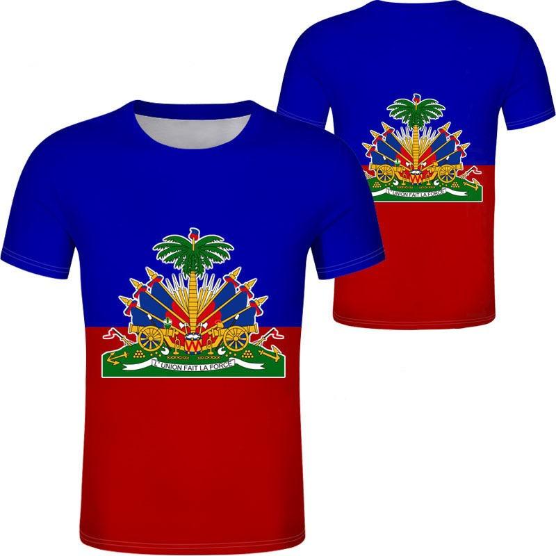 HAITI Flag National Emblem T-Shirts 3D Printed TShirt Summer T Shirt Fashion Kids Casual Boys Girls Tees Tops Children Clothing