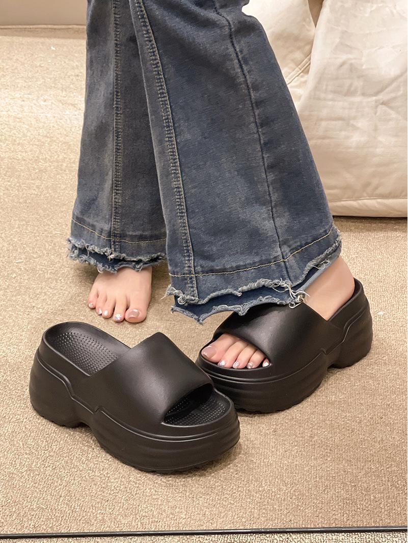 

Женские шлепанцы на толстой подошве: Суперлегкие, ультрамягкие, дезодорирующие EVA сандалии для летней моды. 38/39