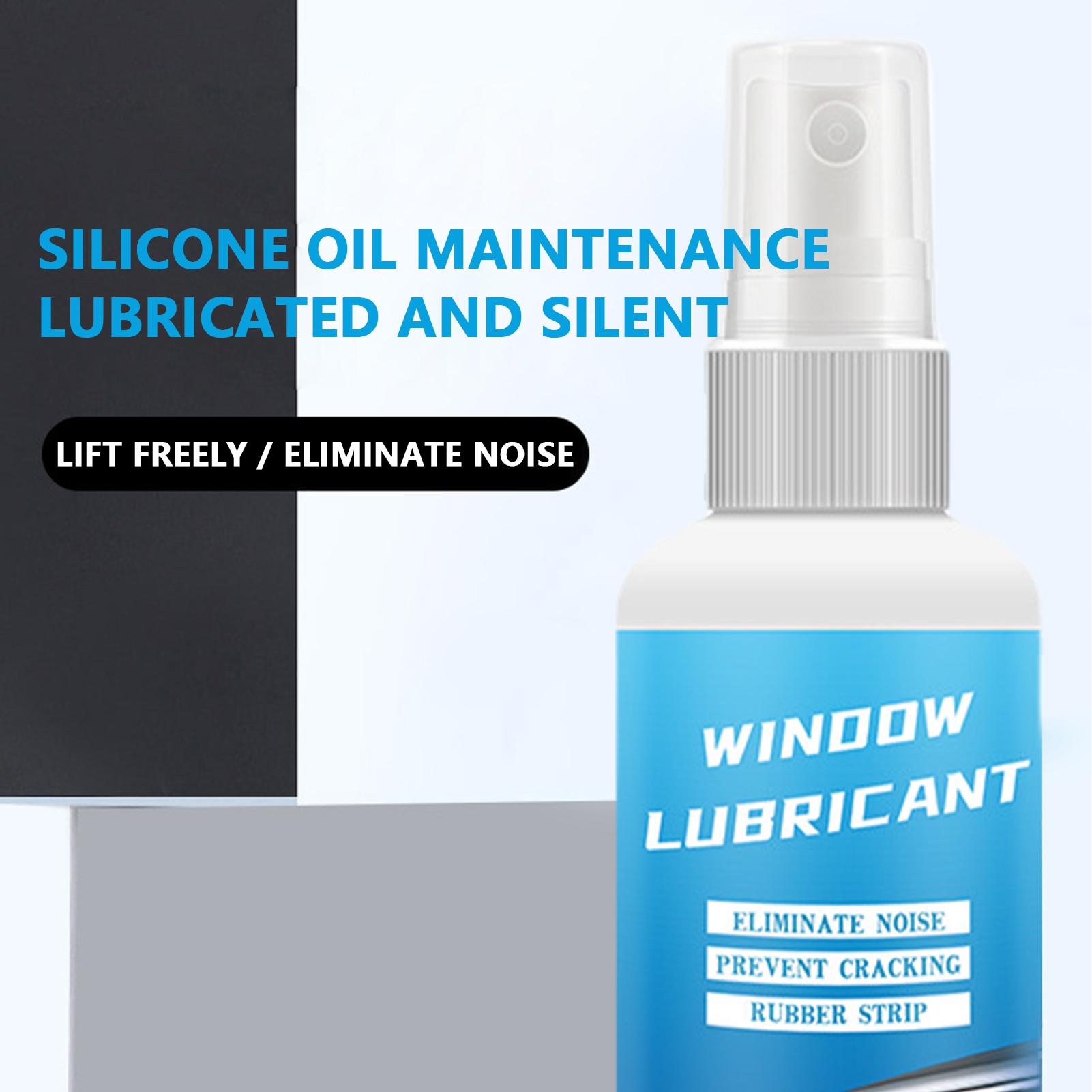 

100ml Car Silicone Spray Lubricant Multi Surface Rubber Door Strip Softening Lubricant Vehicle Prevent Adhesion Lubricant CN