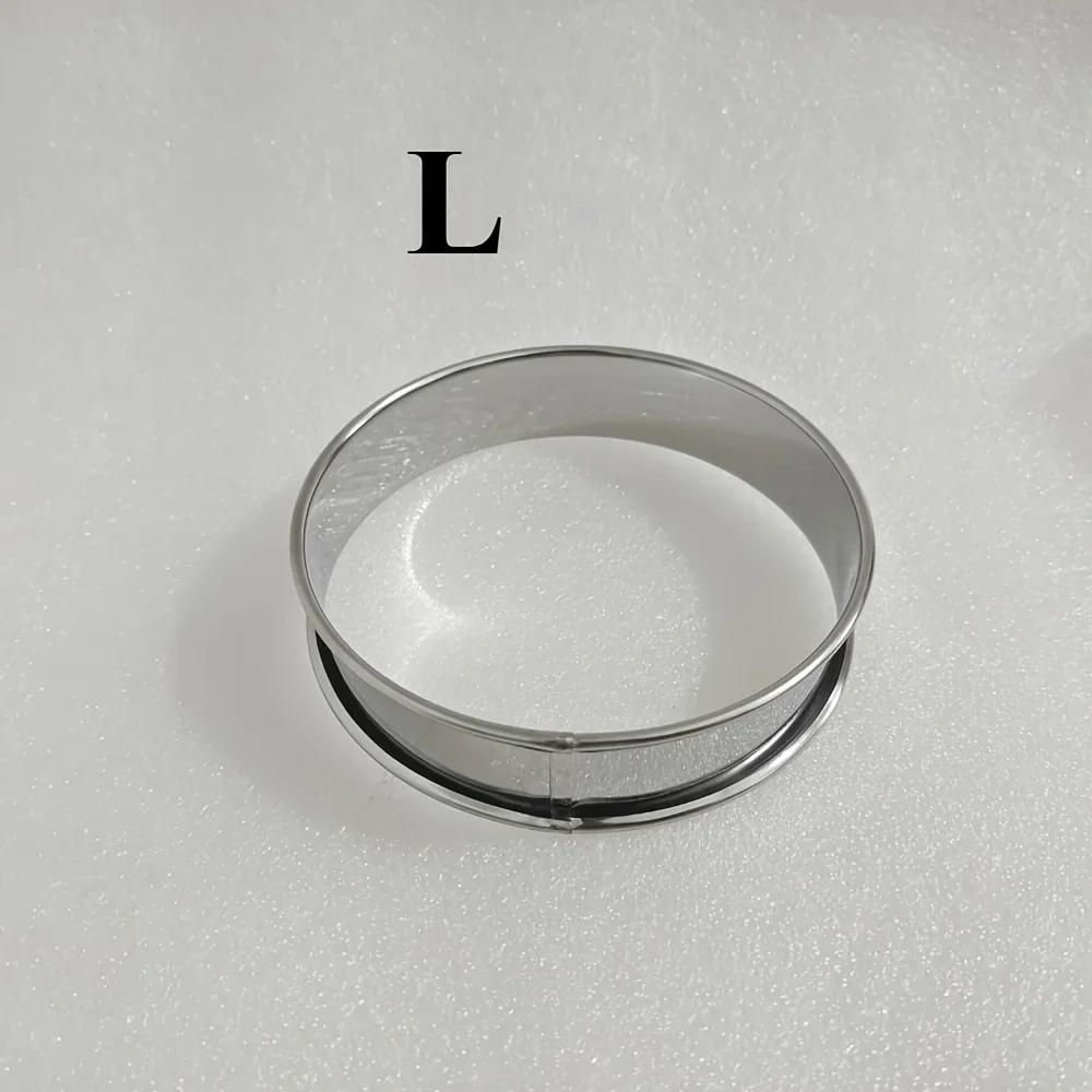 Round Chiffon Cake Mold - Double Rolled Edge Non-Stick Tart Ring, Aluminum Alloy Mousse/Biscuit Mold (Oven & Freezer Safe)