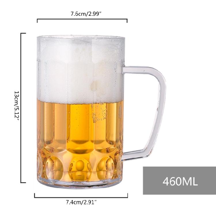 Bicchiere da Birra in Acrilico Antirottura, Tazze da Bevuta, Bicchieri per Succhi, per Latte, Coppa da Champagne