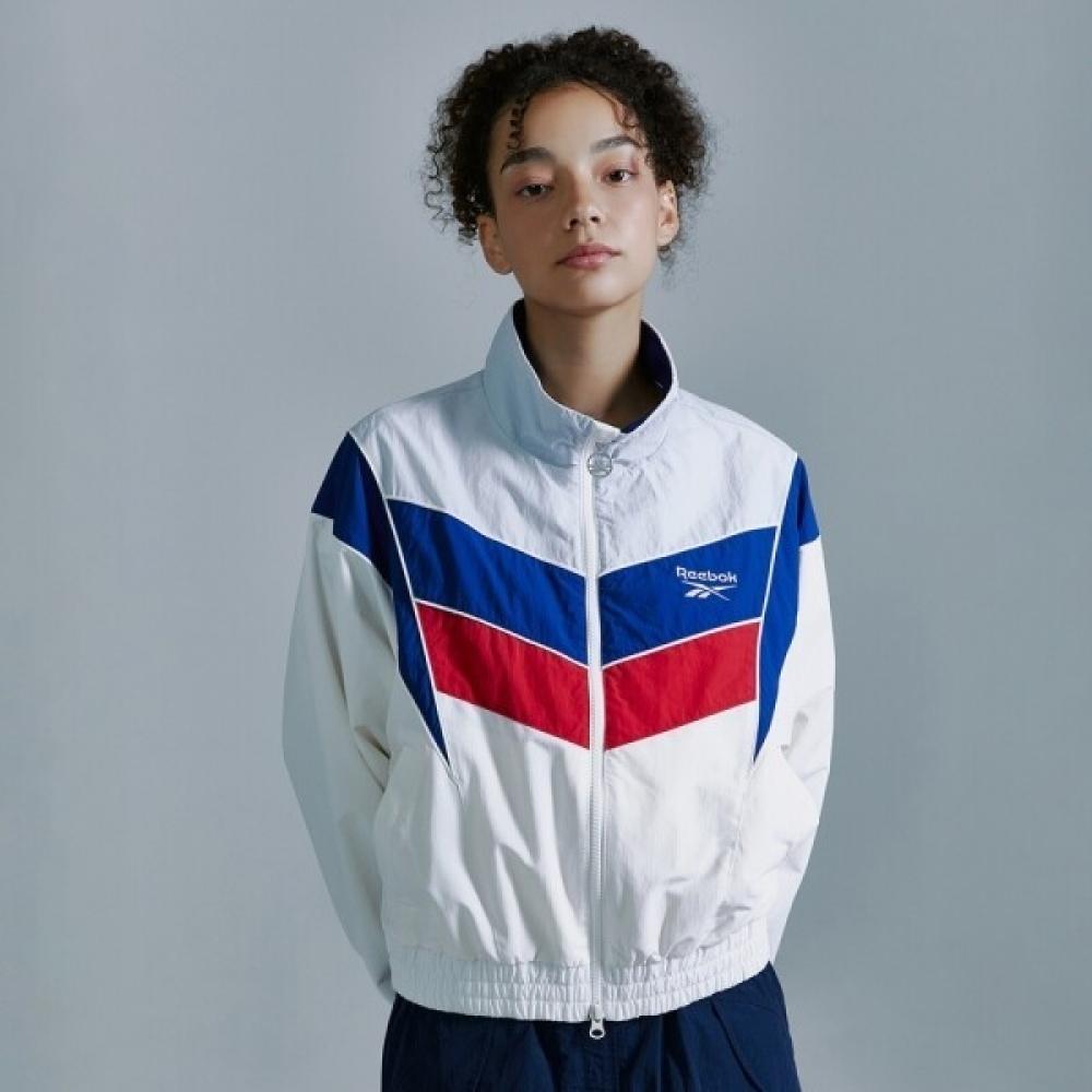 

Reebok Heritage Crop Windbreaker White Reju4fj17ow white/XS