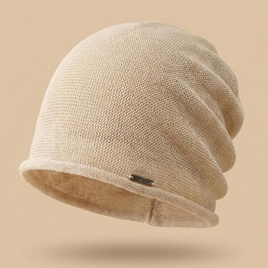Unisex Slouchy Vinterlue for Menn og Kvinner Stor Omkrets Allsidig Strikket
