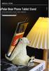 Creative Resin Polar Bear Phone and Tablet Stand Holder Craft