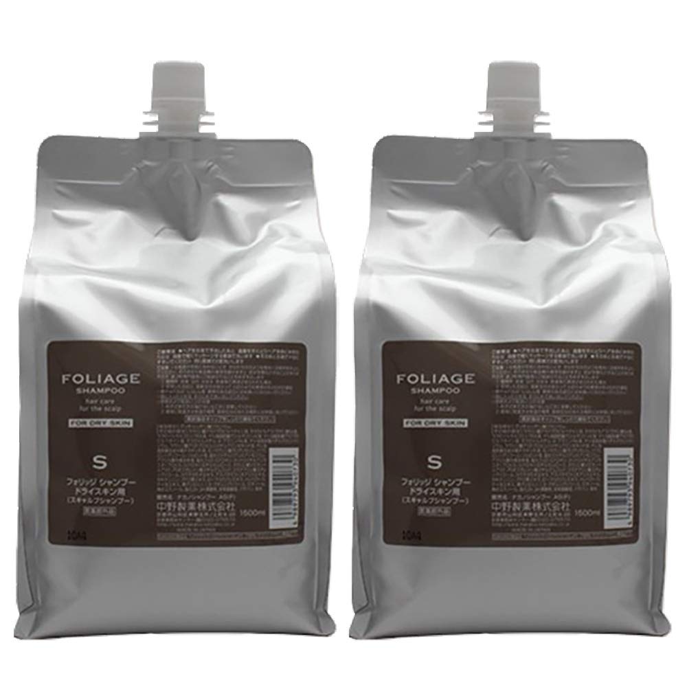 

Шампунь Nakano Foliage для сухой кожи 1500 мл x 2 сменных блока