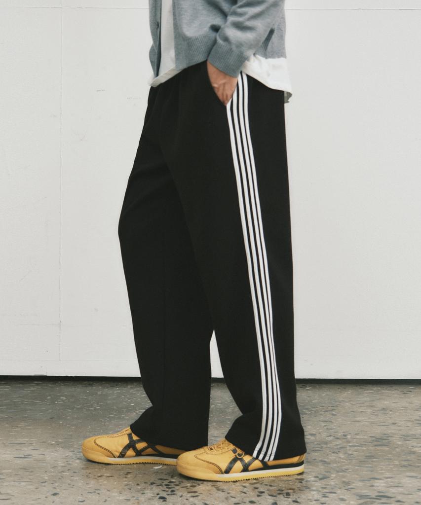 Wednesday Oasis Newtro Line Track Pants_Black(W25-Pt25)