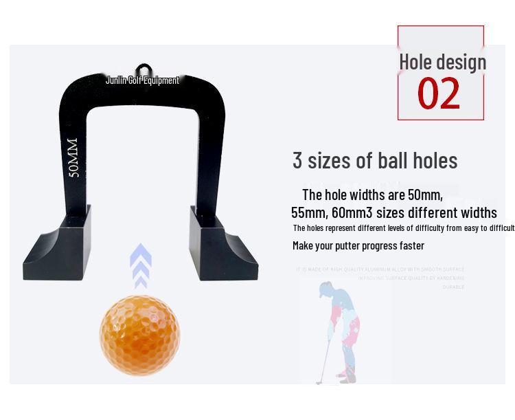 Aluminum Alloy Golf Putter Target Gate for Indoor/Outdoor Practice - Beginner To Advanced, Available In 3 Sizes