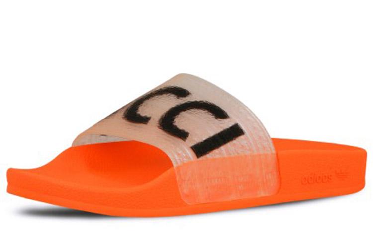 Adilette Fiorucci x Adilette Adidas Originals Badeschuh 'Solar Orange' G28915