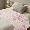 Lightweight Flannel Throw Blanket, Butterfly Pattern - Soft, Warm & Versatile for Home, Car, Halloween & Christmas Decor