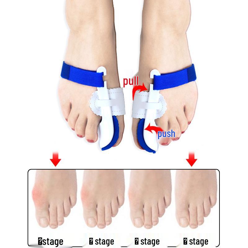 Orthopedic Bunion Corrector Sleeve with Silicone Toe Separator for Day and Night Use