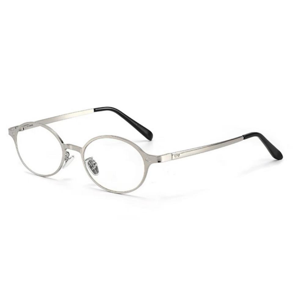 2026 New Fashion High End Brand Women's Metal Luxury Eyeglass Frame Leisure Business Retro Decoration Transparent Men's Glasses