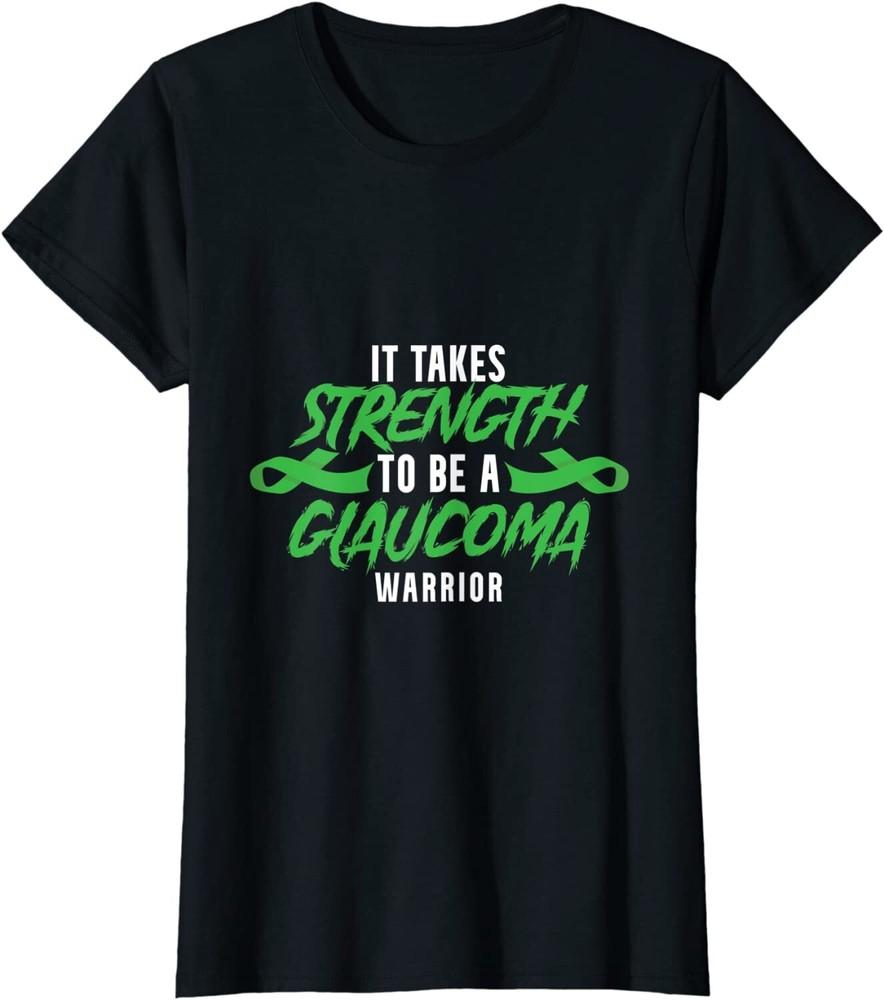 Tackling Warrior Glaucoma Awareness Survivor Ladies  Crewneck T-Shirt Unisex T-Shirt S