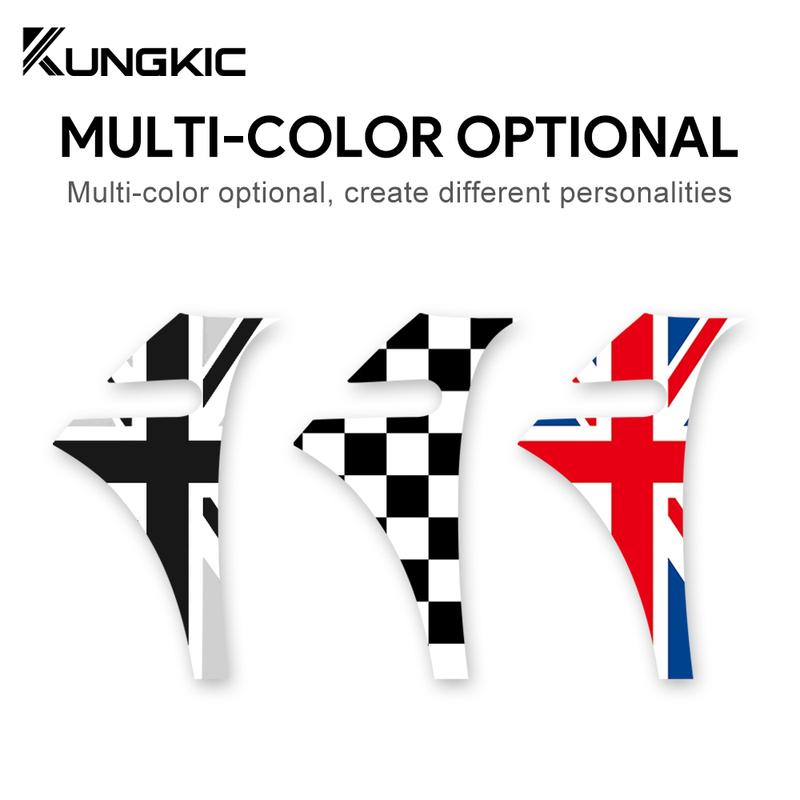 2 ks/Sada pro Mini Cooper R55 R56 R61 R60 Countryman Blatník Boční Mřížka Ozdoba Dekorace Samolepka Doplňky do Auta Auto-Styling