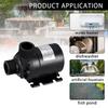 Pompa per acqua solare senza spazzole da 50 W, 800 l/h, motore per pompa sommergibile ultra silenzioso, decorazione per fontana da giardino con laghetto per pesci