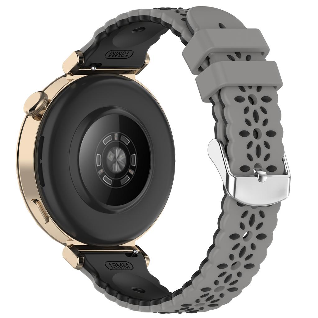 20mm silikonový řemínek pro Samsung Galaxy Watch7 44mm/6/5/4/4 Classic se vzorem slunečnice, dvoubarevný řemínek k hodinkám