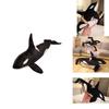 Realistic Killer Whale Plush Toy Soft And Cuddly Ocean Sea Life Stuffed Animal Pillow Doll