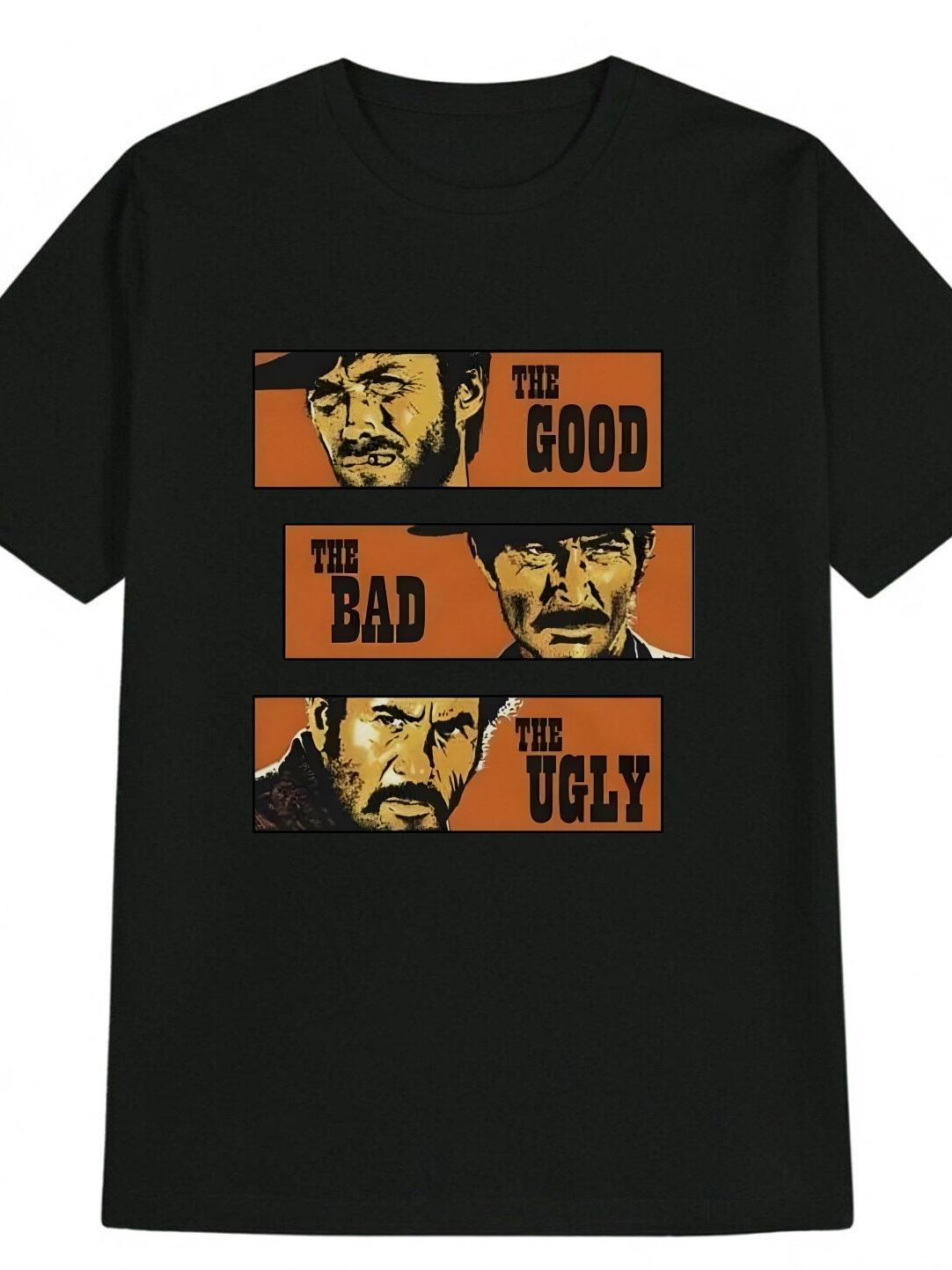 Casual Crew Neck T-shirt with The Good XXL