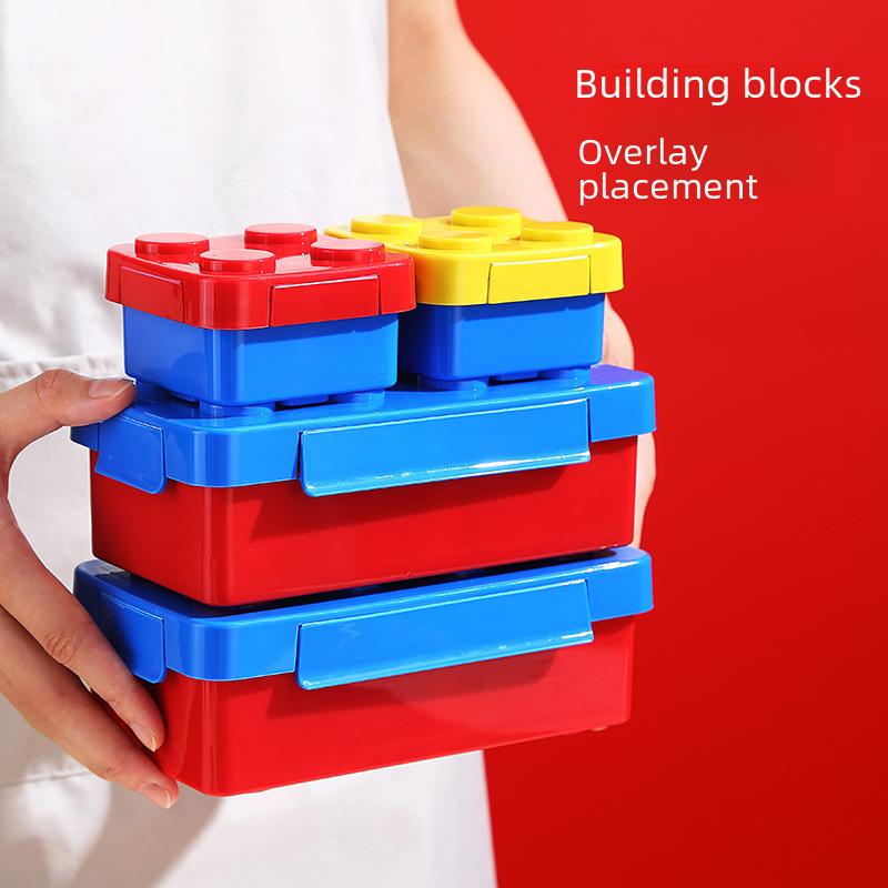 

Creative Building Block Lunch/Bento/Salad/Picnic/Fruit Box for Kids
